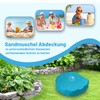ElevaPulse Sand Shell Cover 100 x 15 cm, Waterproof Sandpit