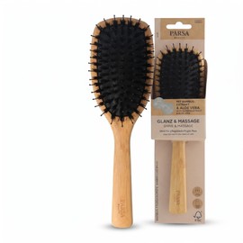 Parsa Bamboo Care Brush Large Oval FSC & Boar Bristles