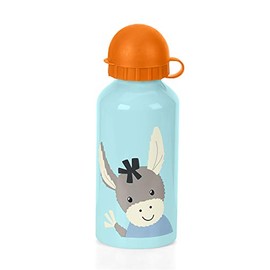 Sterntaler Emmi Donkey 6922000 Drinking Bottle 18 x 6.5 x 6.5 cm Light Blue / Multicoloured