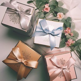 Ilm Verlag Gift Box with Pearl Bih and Prayer Mat - Prayer Mat Muslim Prayer Mat Namaz-LIK Seccade, Prayer Mat, Salah, Sejadah, Seccade (White)