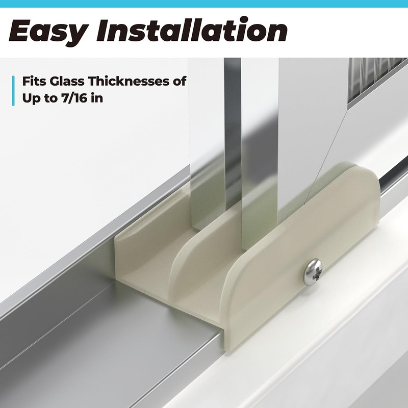 PalpitateC M6219 Sliding Shower Door Bottom Guide fits for Sliding
