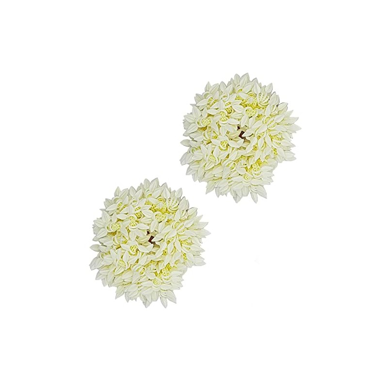 Karki Fusion Mogra White Gajra Hair Accessories Gajra Rubber Band