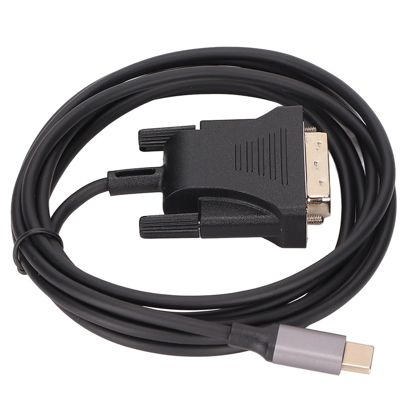 USB C 3.1 to DVI Cable 190cm/74.8in Clear Stable Type