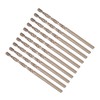 CoCud Twist Drill Bit 2mm Cutting Edge Titanium Nitride Coated