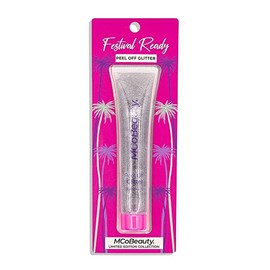 MCoBeauty Festival Ready Peel Off Body Glitter - Mess Free - High Impact Glitter Look - Super Strong Holding Power - Soft On The Skin - Easy To Remove - Disco Dream - 0.53 Oz