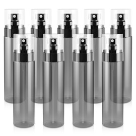 GIVITASOT 9Pack Small Spray Bottle, 4oz Black Plastic Fine Mist Mini Spray Bottles, Empty Refillable Travel Bottles for Hair, Cleaning, Salons, Planting, Skin Care