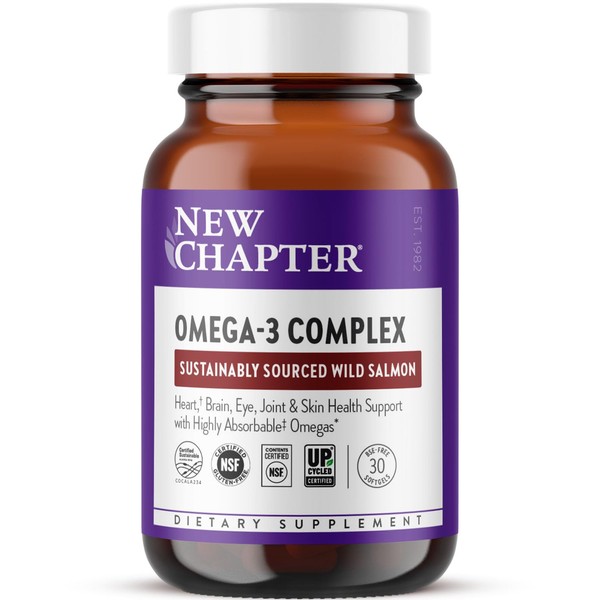 New Chapter New Chapter Omega-3 Complex, Fish Oil Supplement Wild