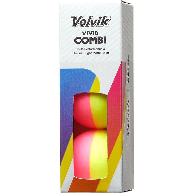 Volvik Vivid Combi Golf Balls (One Dozen)