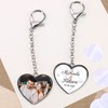 Herz & Heim® Metal Heart Shape Keyring with Your Own