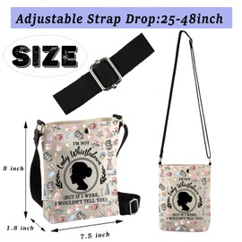 PLITI Regency TV Show Inspired Gift Historical Drama Fans Crossbody Bag for Book Literature Lovers, Lady Whist Cbagu