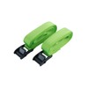 E-Value Cam Buckle Cargo Strap Lime Green 1"×8ft 2-pack BT-252(LG)2pcs