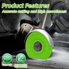 4PCS 4-1/2 Inch Diamond Saw Blades - Ceramic, Glass, Rock