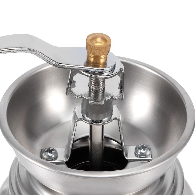 Portable Stainless Steel Manual Coffee Grinder Adjustable Coffe Bean Pepper