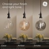 GE Vintage Style LED Light Bulb, 40 Watt, Clear Finish,