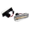 2x Clear Lens Side Indicator Amber LED Marker Repeater Light