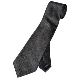 TAVARAT Tps-069 Business Necktie, 100% Silk, Made in Japan, Nishijin Textile, Heathered Pattern, gray