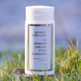 Green Keratin - POWDER CREAMY PH: 7 – Gesichtsreinigungspuder, 80 g