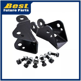 BestFuturePart 3"-5" Rear Drop Lowering Shock Extender Brackets For 1988-1998 Chevy GMC C1500