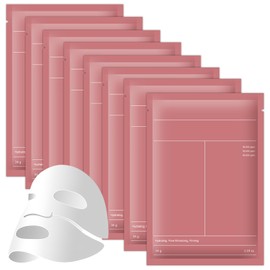 Bio Mascarilla Colageno 8pcs, Mascarillas de Colageno, Reduce los Poros, Mejora la Piel Opaca, Mejora la Elasticidad, Hidratación DuraderaUna