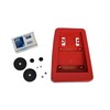 Tork Folded Wiper Dispenser Red/Black W4, Wall-Mounted, 6540281