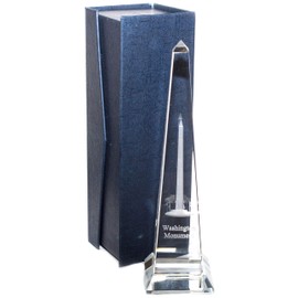 Presidential Souvenirs Washington Monument Crystal Figurine - Large