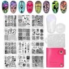 Biutee Nail Image Plate Set of 12 Nail Plates 1