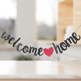 Welcome Garland, Welcome Home Banner Decoration, Welcome Home Banner, Welcome Garland