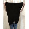 Real Tanned Black Deer Suede Leather Hide - Native Crafts