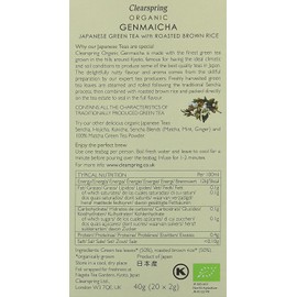 Clearspring Organic Genmaicha Green Tea With Rice (Pack of 3)