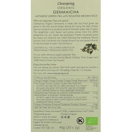 Clearspring Organic Genmaicha Green Tea With Rice (Pack of 3)