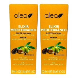 Alea Elixir Mediterráneo Serum Aceite De Oliva Y Moringa 2 Pzas