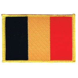 Flags Belgium Flag Patch Flag FRITZE® + Free Sticker