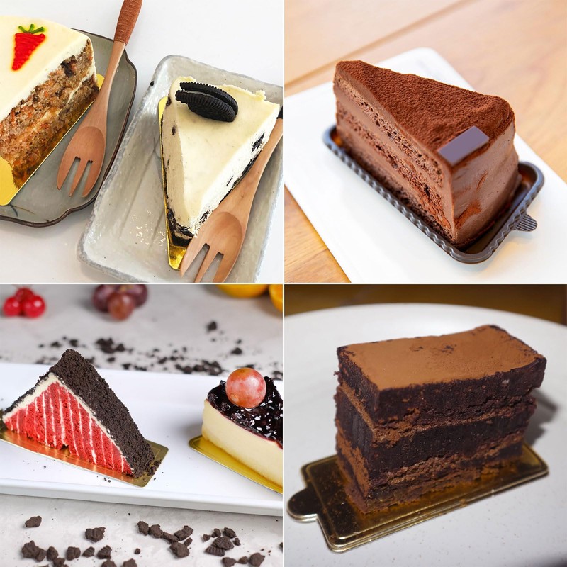 uxcell 100pcs Mini Cake Boards, Mousse Cake Cardboards Round Cake