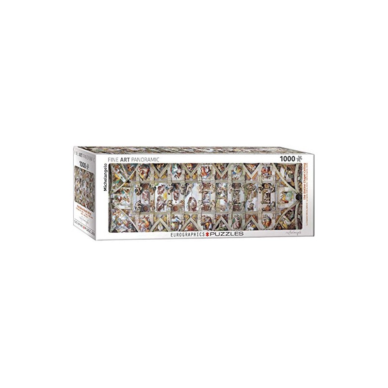 EuroGraphics La Capilla Sixtina, Michelangelo - Rompecabezas Panorámico (1000 Piezas)