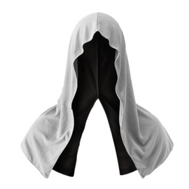 SITEDAN Cooling Towel, Hooded Cool Towel, Gray, Cool Cape Sports Towel, Sunshade, Cool to Touch, Cool, UV Protection, Outdoors, Cooling, Cooling, Heatstroke Prevention, Instant Cooling, Heat