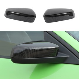 RT-TCZ Carbon Fiber Rearview Side Mirror Decoration Trim Cover Accessories for Ford Mustang 2009 2010 2011 2012 2013
