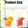 200 Pack Bamboo Straws, Compostable Cocktail Straws, 8 Inch Biodegradable