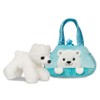 AURORA Fancy Pal Polar Bear Peek-a-Boo 8In 61009 White