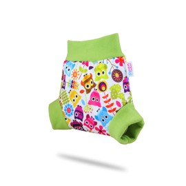 Petit Lulu Slip-on Overpants Size XL (13 kg +) for Nappy and Night Nappies (Owls)