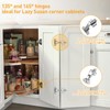 TamBee 175 Degree Frameless Cabinet Doors Hinges, Concealed Hydraulic Adjustable