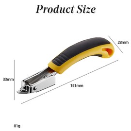 Staple Removers Heavy Duty Staple Remover Tool Strength Staple Puller Removing for Furniture Floor Wooden Case Carton Photo Frame Carpet Staple (1, 15cm) Floor Staple Remover