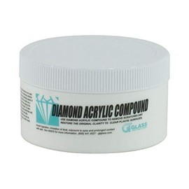 Glass Technology Diamond Clear Acrylic Polishing Compound - 1lb