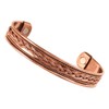Touchstone Copper Magnetic Bracelet Tibetan Style. Hand Forged with Solid