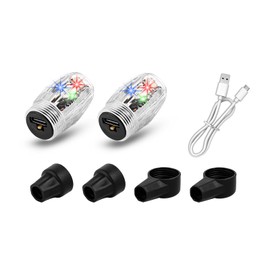 ONCCI Luminous Valve Caps, Multicoloured Tyre Valve Caps, LED Caps Cover, Accessories, Suitable for Trucks, Cars, Lorries (2)