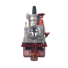 Upgrade PWK 24mm Carburetor Air Filter Intake Pipe Manifold Kit For Coleman CT200U BT200X For Baja Warrior MB200 For Predator 212cc 196cc Honda GX160 GX200 6.5hp Engine Mini Bike Go Kart Red