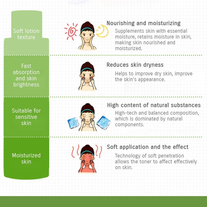 BIOAQUA 92% Aloe Vera Refresh Moisturizing Toner Natural Plant Skin