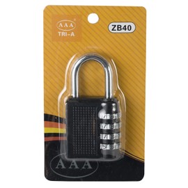 Tri-Circle - 40mm Combination Padlock - 4 Number