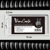 Deni Carte 120 Pieces Nail Tips Almond for Soak-Off Nail