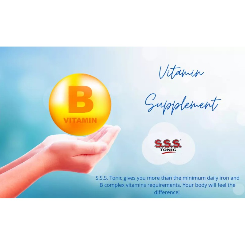 S.S.S. CO. SSS Tonic High Potency Iron & B Vitamin