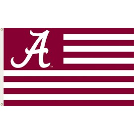 BSI PRODUCTS, INC. - Alabama Crimson Tide 3’x5’ Flag with Heavy-Duty Brass...